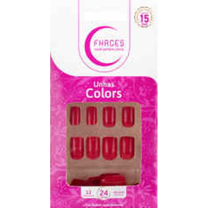 UNHAS FHACES COLORS ESCARLATE U3091